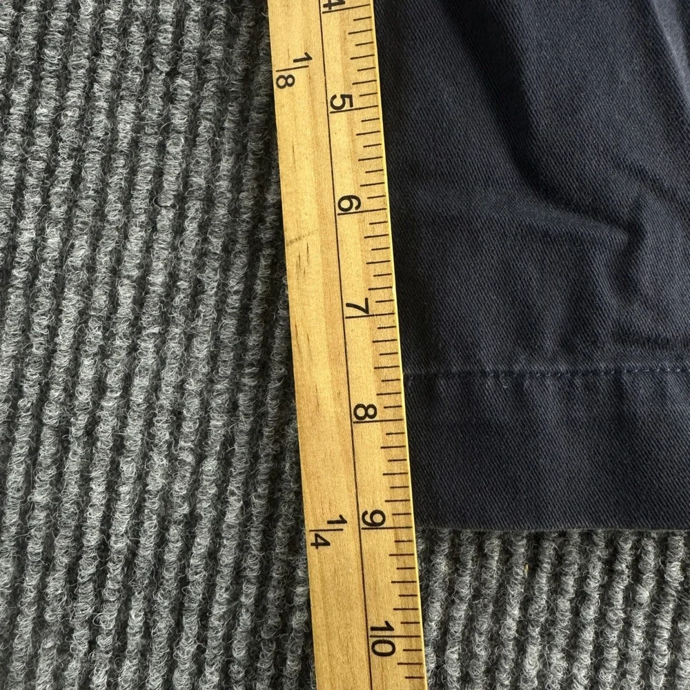VTG Polo Ralph Lauren Mens Prospect Short Navy Blue Classic Chino Cotton Size 35